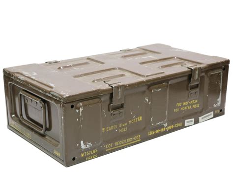 military metal ammunition box|army surplus ammo box.